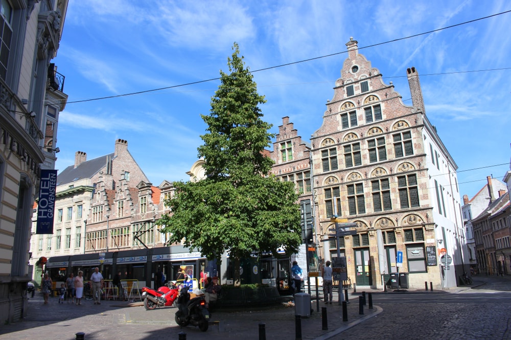 Jan Breydelstraat and Burgstraat Gent