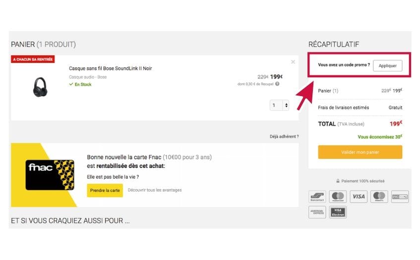 Code promo Fnac