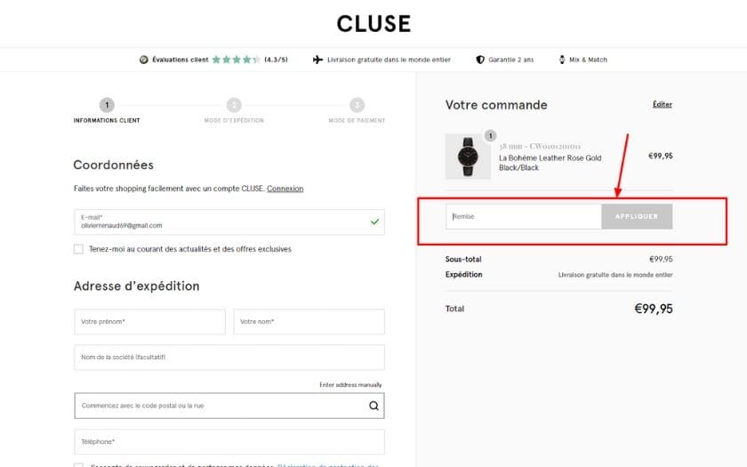 Comment utiliser un code promo Cluse.jpg