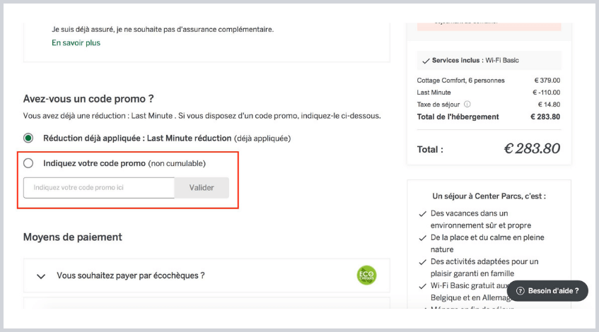 Center Parcs comment utiliser un code promo (1).png
